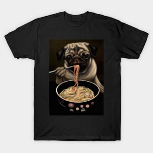 Dog eats Ramen T-Shirt